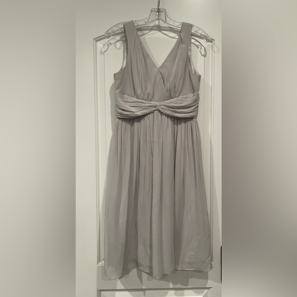 Donna Morgan Jessie Twist Silk Chiffon Dress